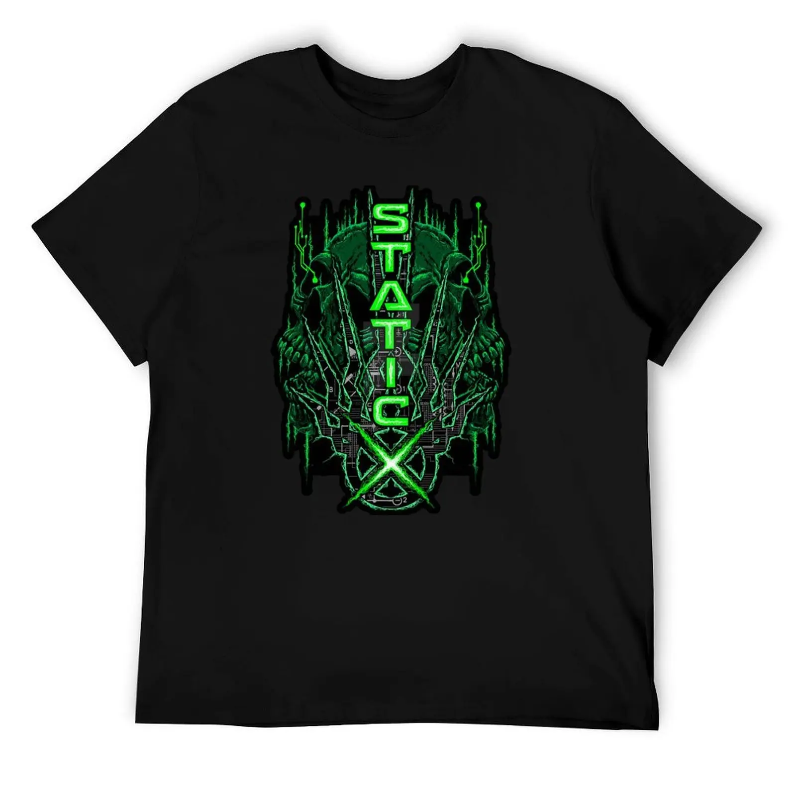 

Static-X T-Shirt t shirts for man cotton g man t shirts for men T-Shirt