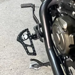 For QJMOTOR SRV600 SRV 600 Flash 600 Parts QJ600 Foot Rest Plate Skidproof Pedal Plate Motorcycle Accessories Footrest Footpads