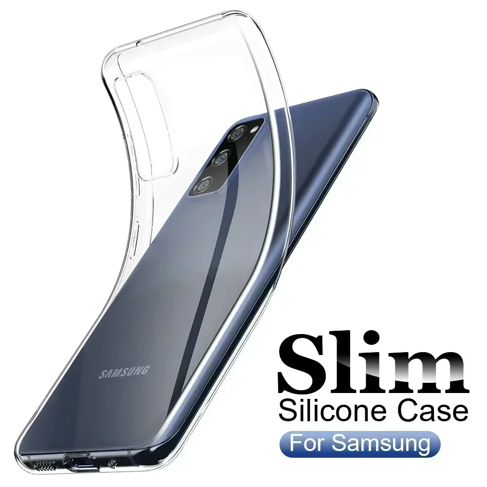 

Ultra Thin Soft Case For Samsung Galaxy S23 S22 S21 S20 Note 20 Ultra 10 S10 S9 Plus 9 8 Clear Silicone Back Case Cover Shell