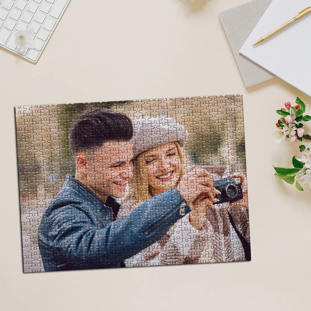 شخصية مخصصة صور لغز تخصيص زوجين التصوير الفوتوغرافي مخصص اليدوية هدية عيد ميلاد شخصية هدية تذكار