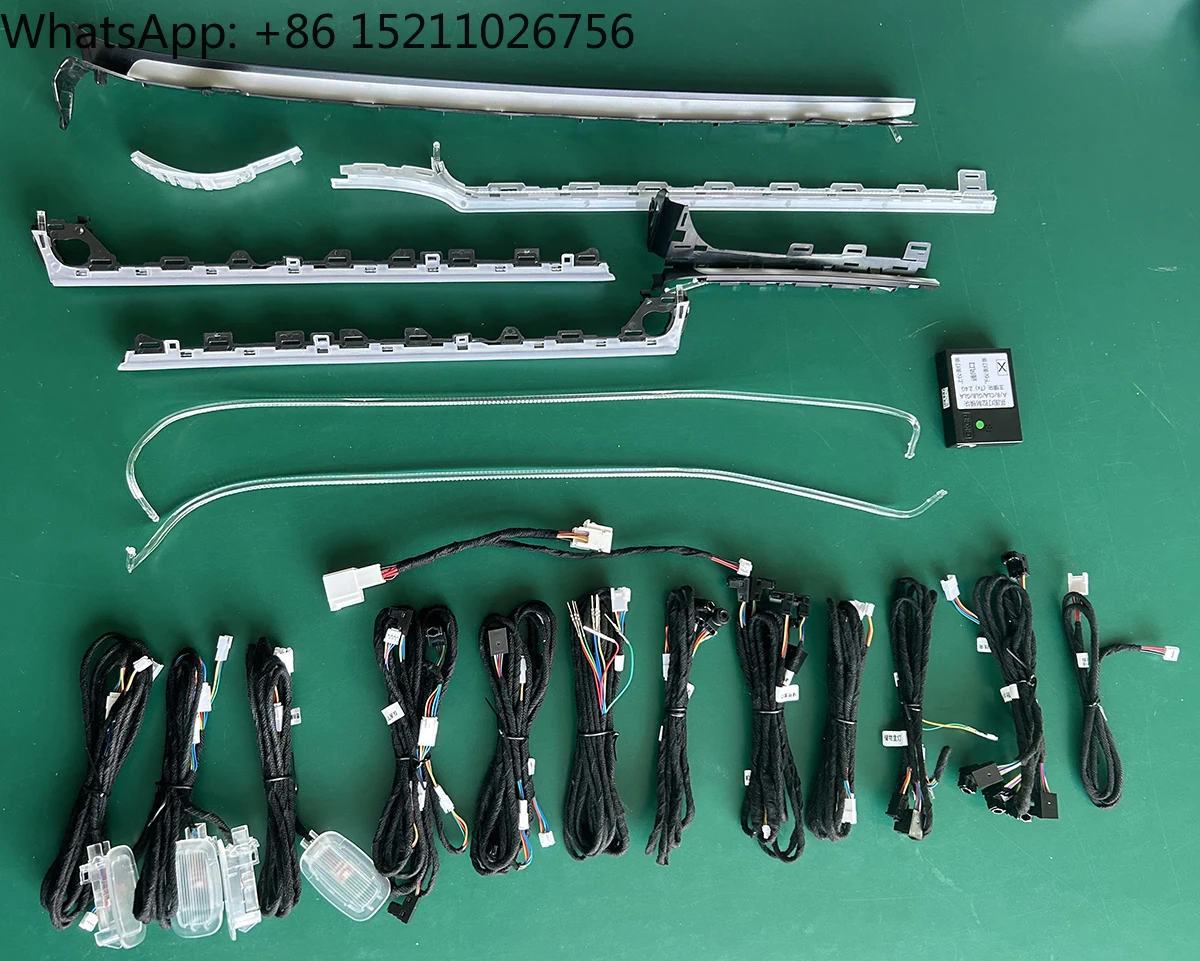 ICarsin 64 Farben W177 Umgebungsbeleuchtung Upgrade für Mercedes Benz A-Klasse A200 A180 Innenatmosphäre LED-Licht