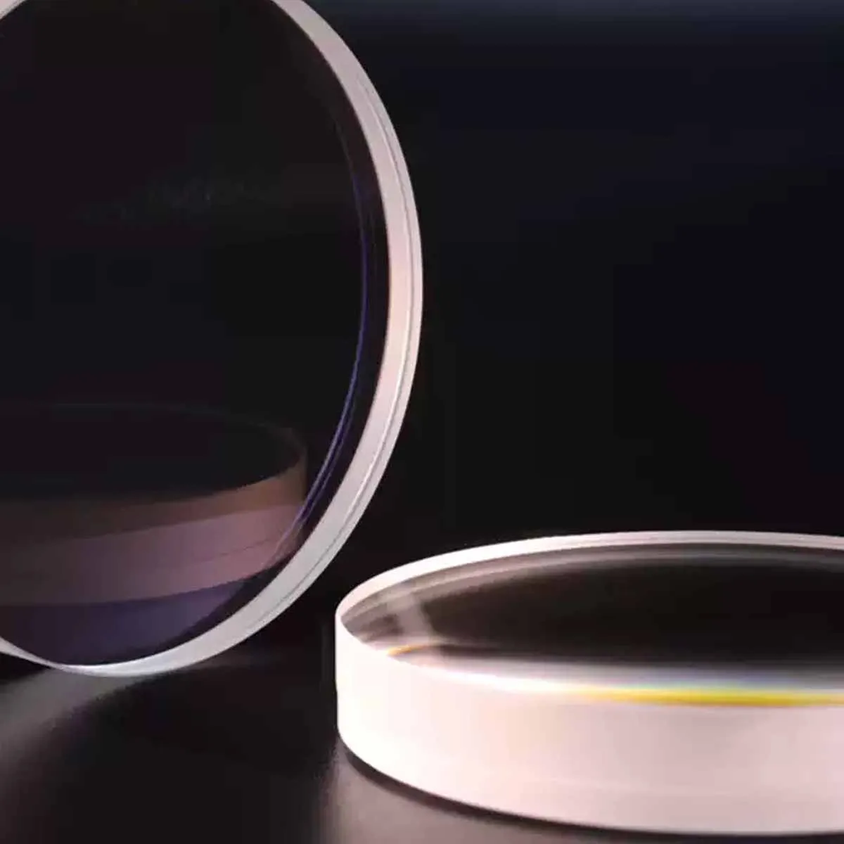 D52F500 52mm Diameter Biconvex Optical Glass Lens 500mm Focal Length Telescope Assembly Adhesive Objective Lens for Astronomical