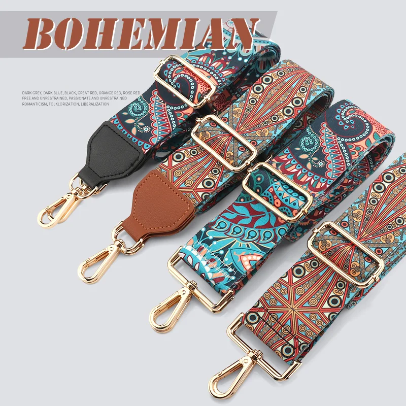 DIY Long Shoulder Strap Wide Shoulder Strap Replaceable Handbags Nylon Women's Crossbody Accessories Pouch Strap Shoulder Strap