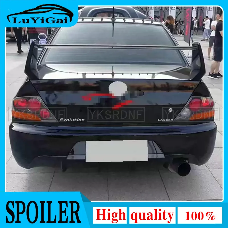 For Mitsubishi LANCER Spoiler 2003 to 2008 ABS Spoiler Car Tail Wing Decoration Rear Trunk Spoilers Wings For Lancer FD2 Spoiler