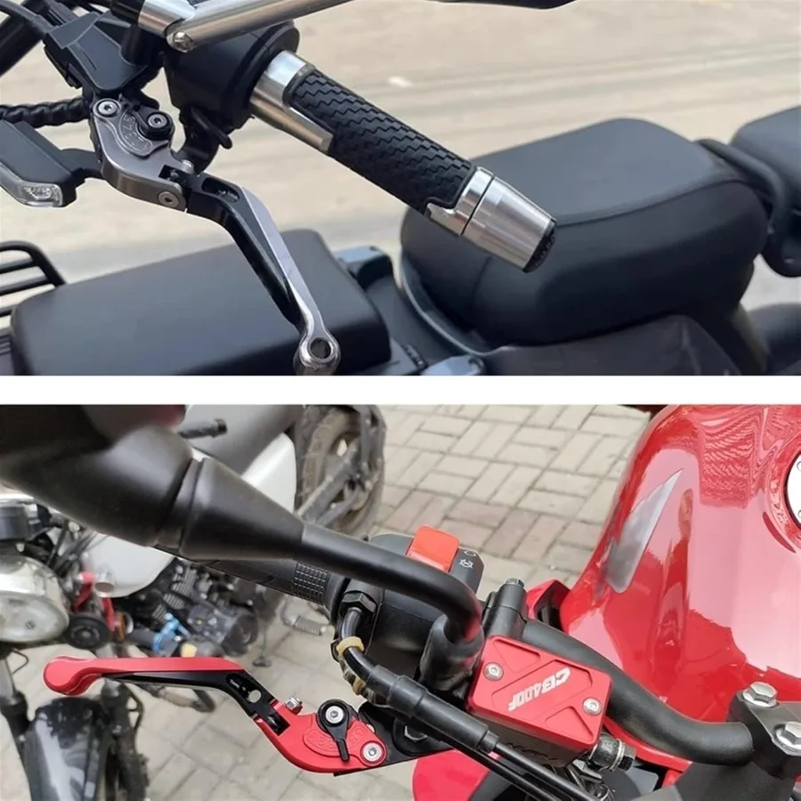 عتلات فرامل وقابض قابلة للطي قابلة للتعديل لدراجة Yamaha VMAX 1200 1985-2008 مع مقابض مقود الدراجة الآلية باستخدام الحاسب الآلي والخصب