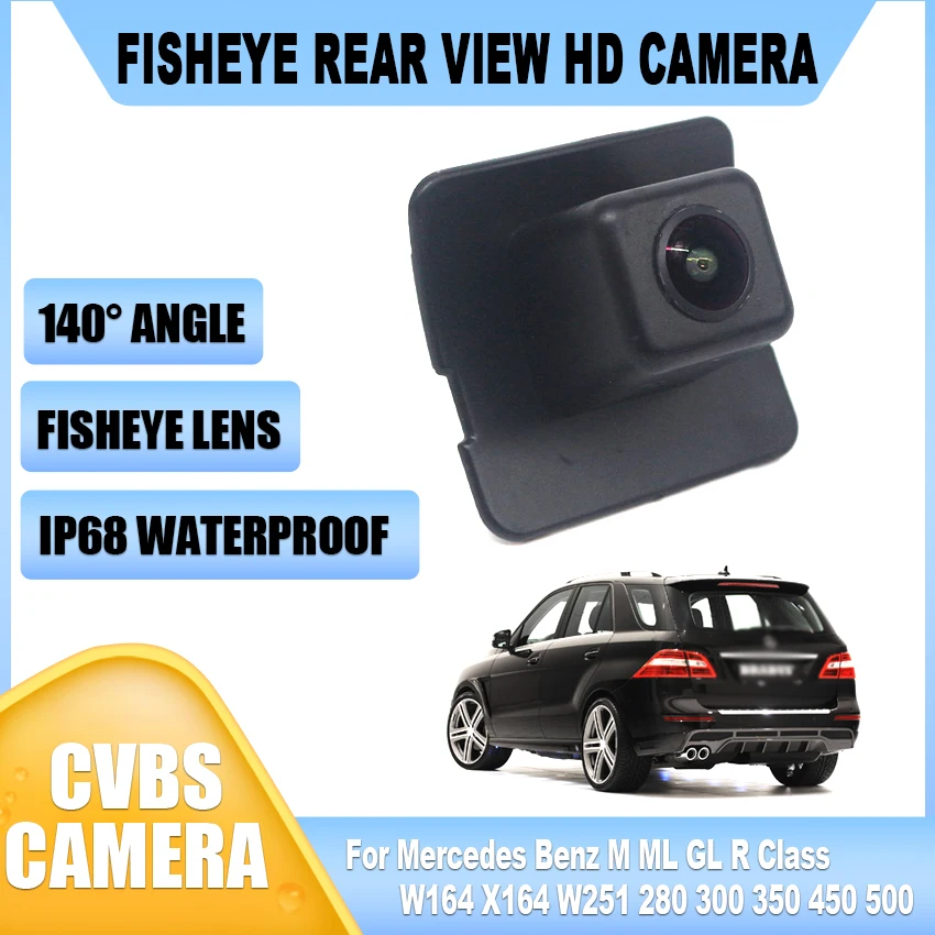 

Car Rear View Camera For Mercedes Benz M ML GL R Class W164 X164 W251 280 300 350 450 500 CCD Night Vision Backup Camera HD