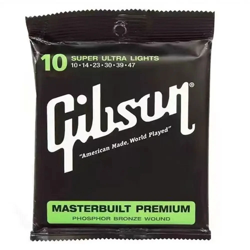 1 Set 6 Strings SAg Series Gibson Guitar Strings Good Sound Bronze Long Life Electric Guitar Strings