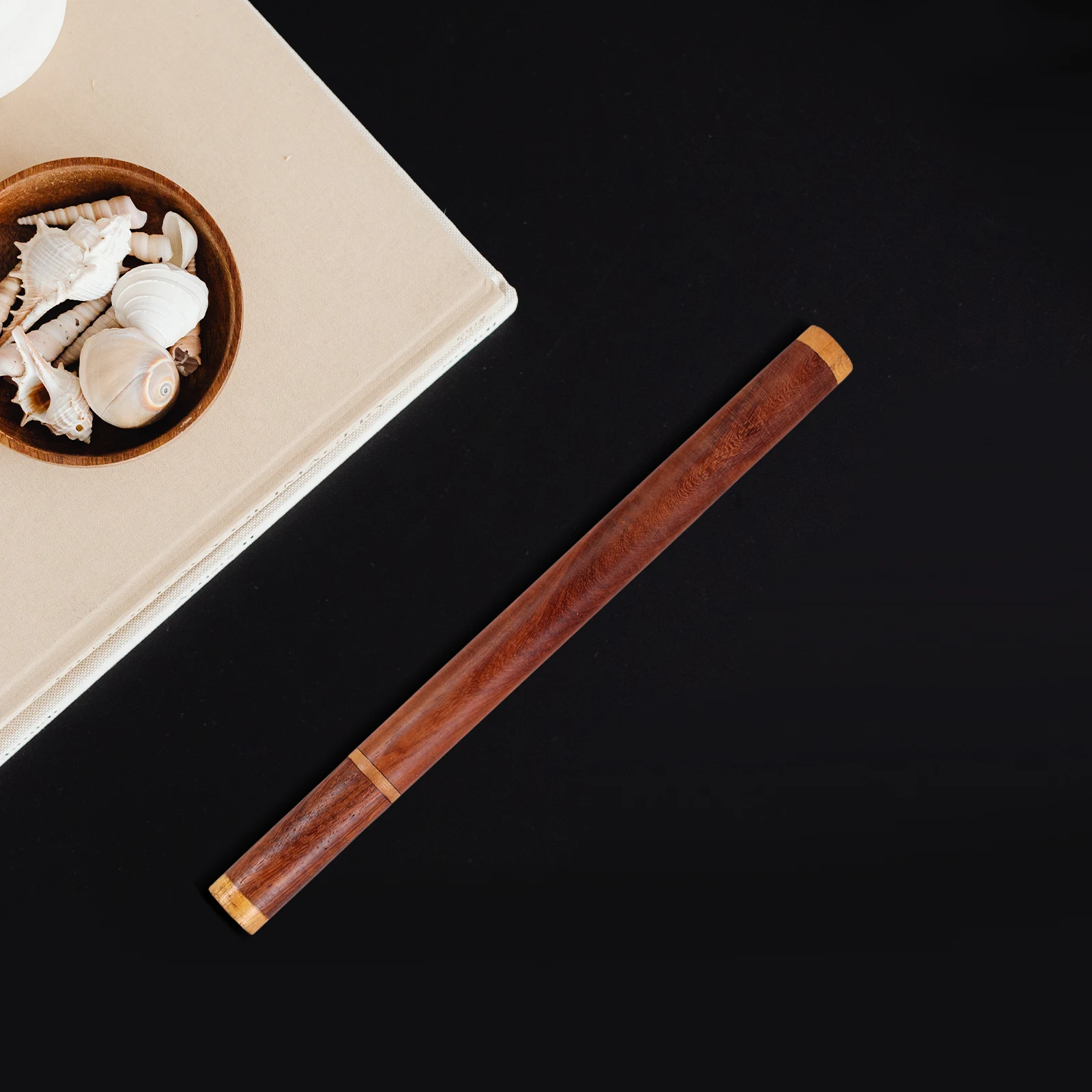 

Rosewood Incense Tube Stick Case Travel Holder Container Decorative Storage Store Agarwood Craftsmanship Versatile Portable