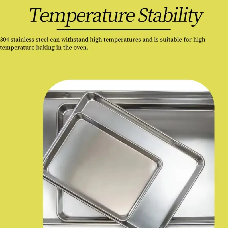 40Cm Aluminum Tray Oven Pizza Baked Bread Cookie Slice Tray Non-Stick Cake Tray
