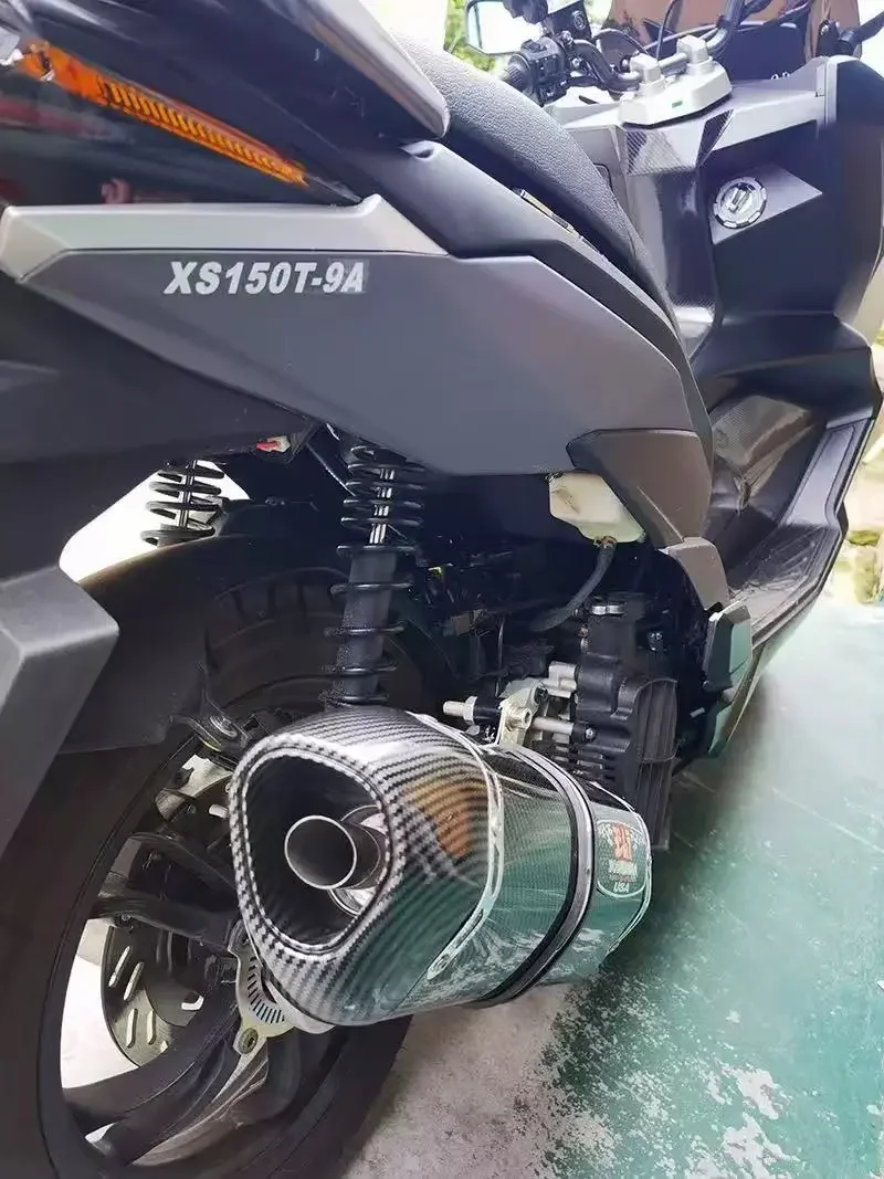 สําหรับท่อไอเสียรถจักรยานยนต์สําหรับ Sym Jet X 125 / 150 / 200 ดัดแปลงท่อไอเสียด้านหน้า
