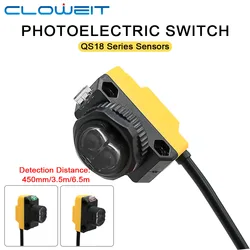 Cloweit Photoelectric Switch QS18VN6D QS18VP6D  QS18VN6LP QS18VP6LVP QS18VN6LV QS18VP6LV  Switch Sensor