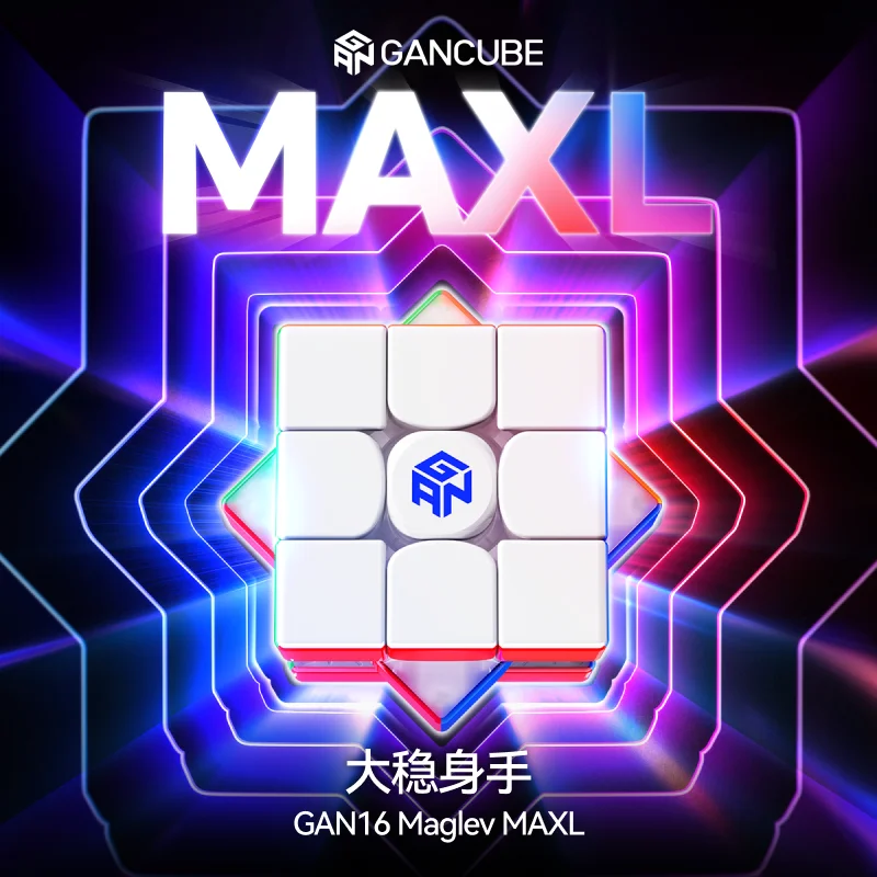 

GAN16 Maglev MAXL UV Speed Cube 3x3 Magnetic Cube Professional Competition Magico Puzzle Toy