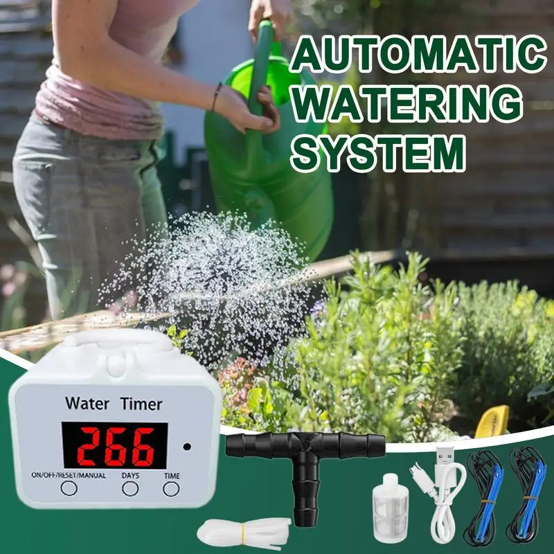 

Intelligent automatic watering machine lazy watering Garden Lawn Irrigate charge garden plant spray drip irrigation watering