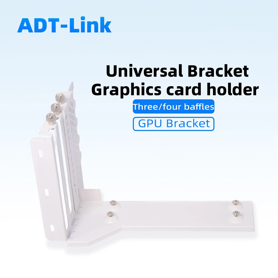 Universal Graphics Card Vertical Mount Bracket 2/ 3 Bracket Supports Thick GPU RTX 3090 4090 Fits 7 PCI Slot Cases Pcie 5.0 4.0