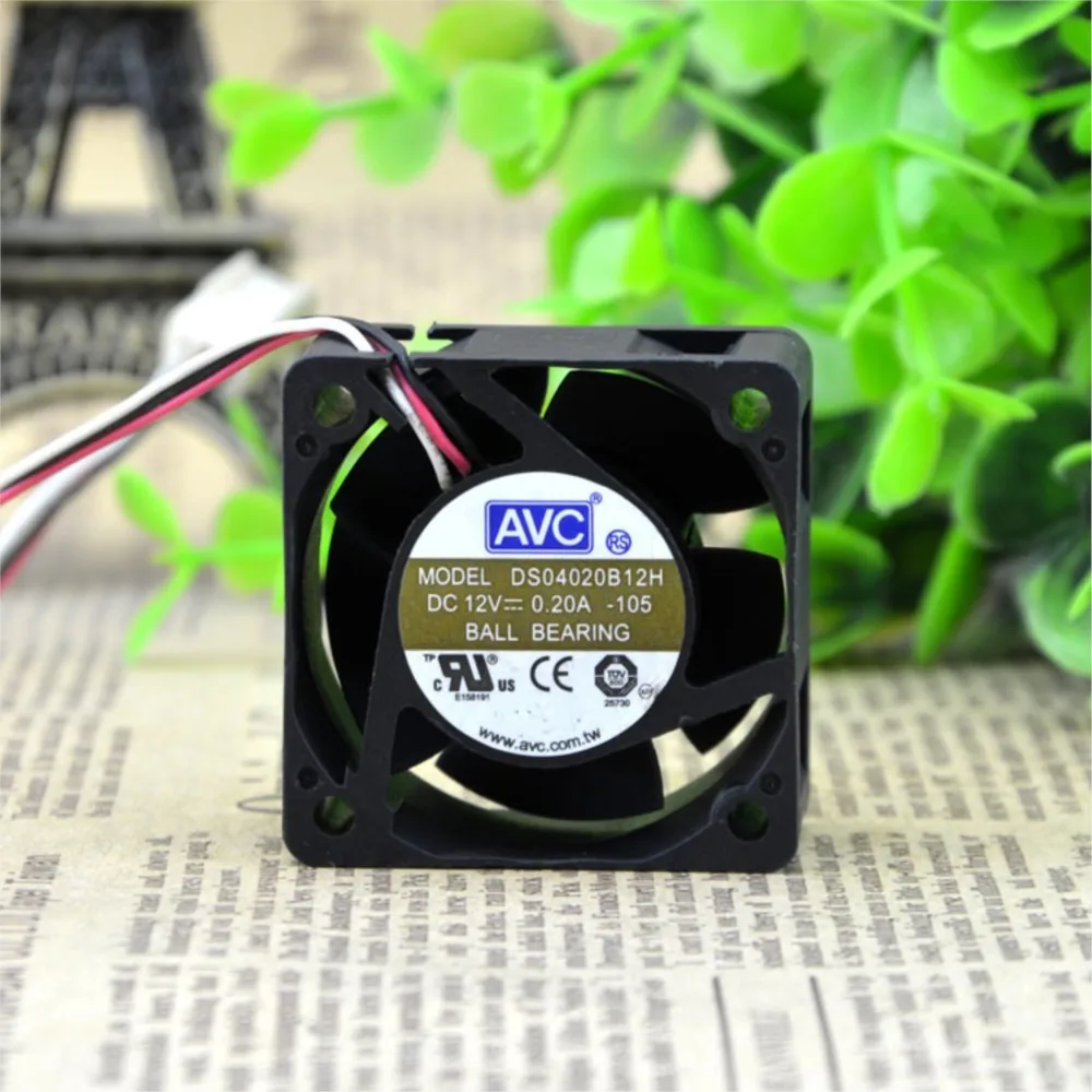 

For AVC DS04020B12H 4cm 1U Server Fan Switch 4020 12V 0.20A Axial Cooling