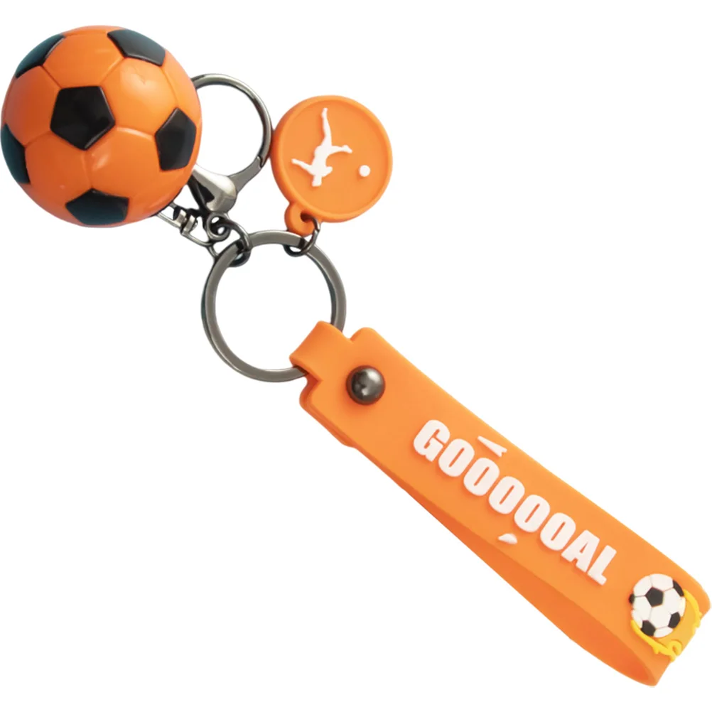 

Green Football Match Pendant Soccer Charm Keychain Keychains for Boys Sports Bag Keyring Women Decor