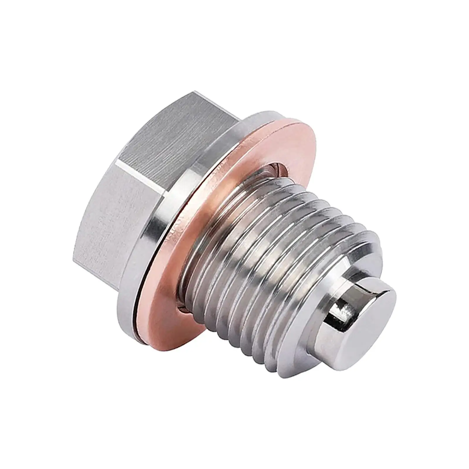 Engine Oil Pan Protection Plug M16x1.5 Magnetic Stainless Steel Drain Bolt Easy Install for Motorcycle 5