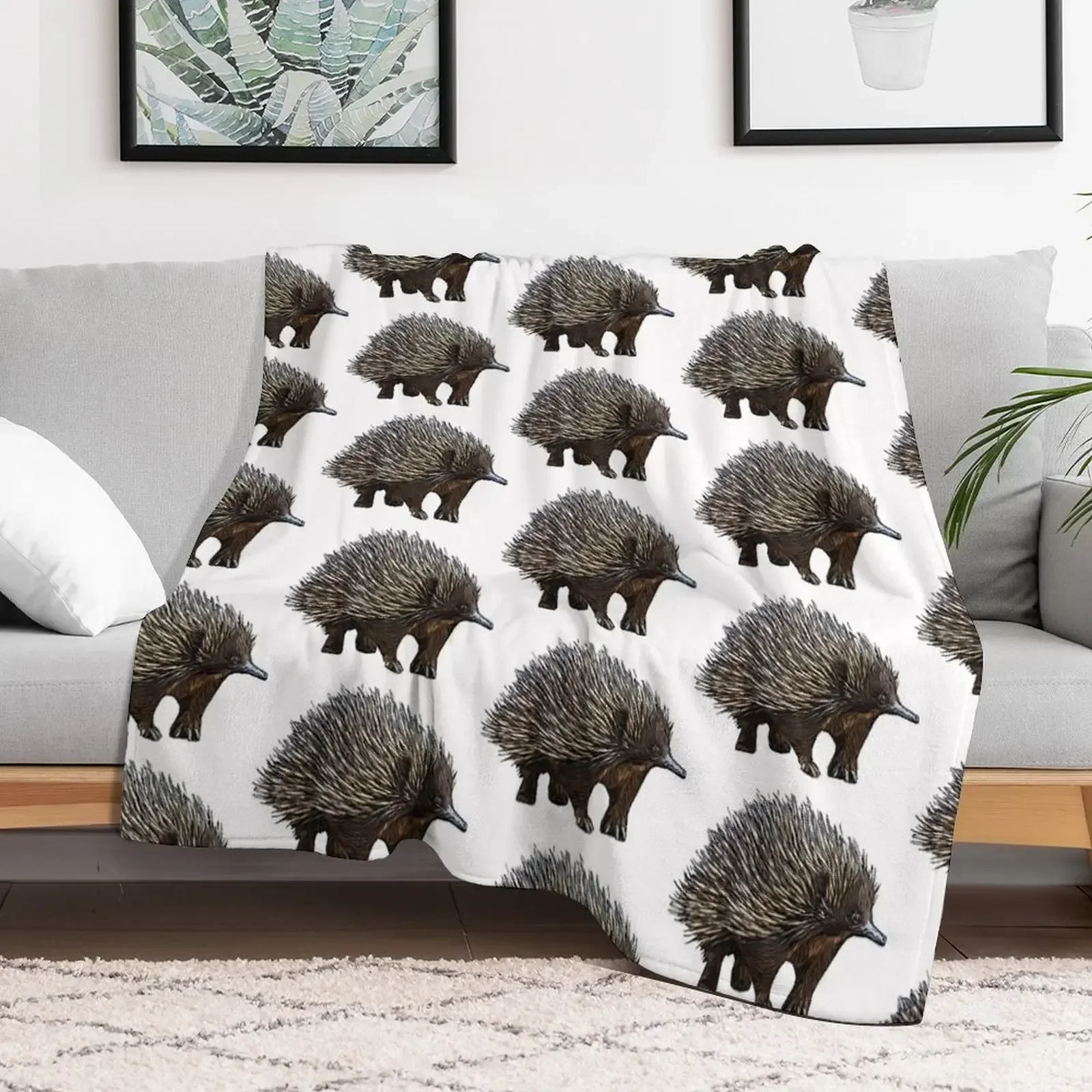 Echidna Throw Blanket anime Soft Beds Stuffeds Blankets