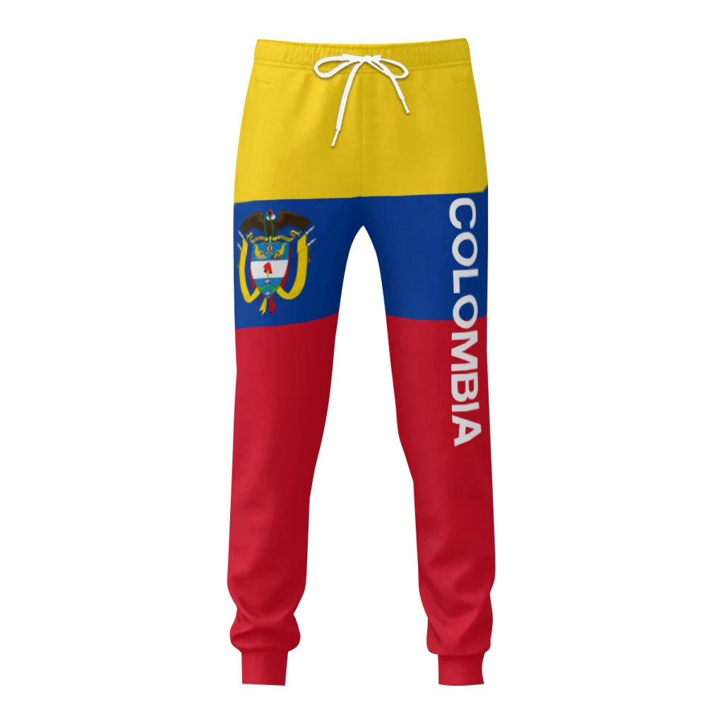 

Mens Sweatpants Colombia Flag Pants with Pockets Joggers Soccer Football Multifunction Sports Sweat With Drawstring
