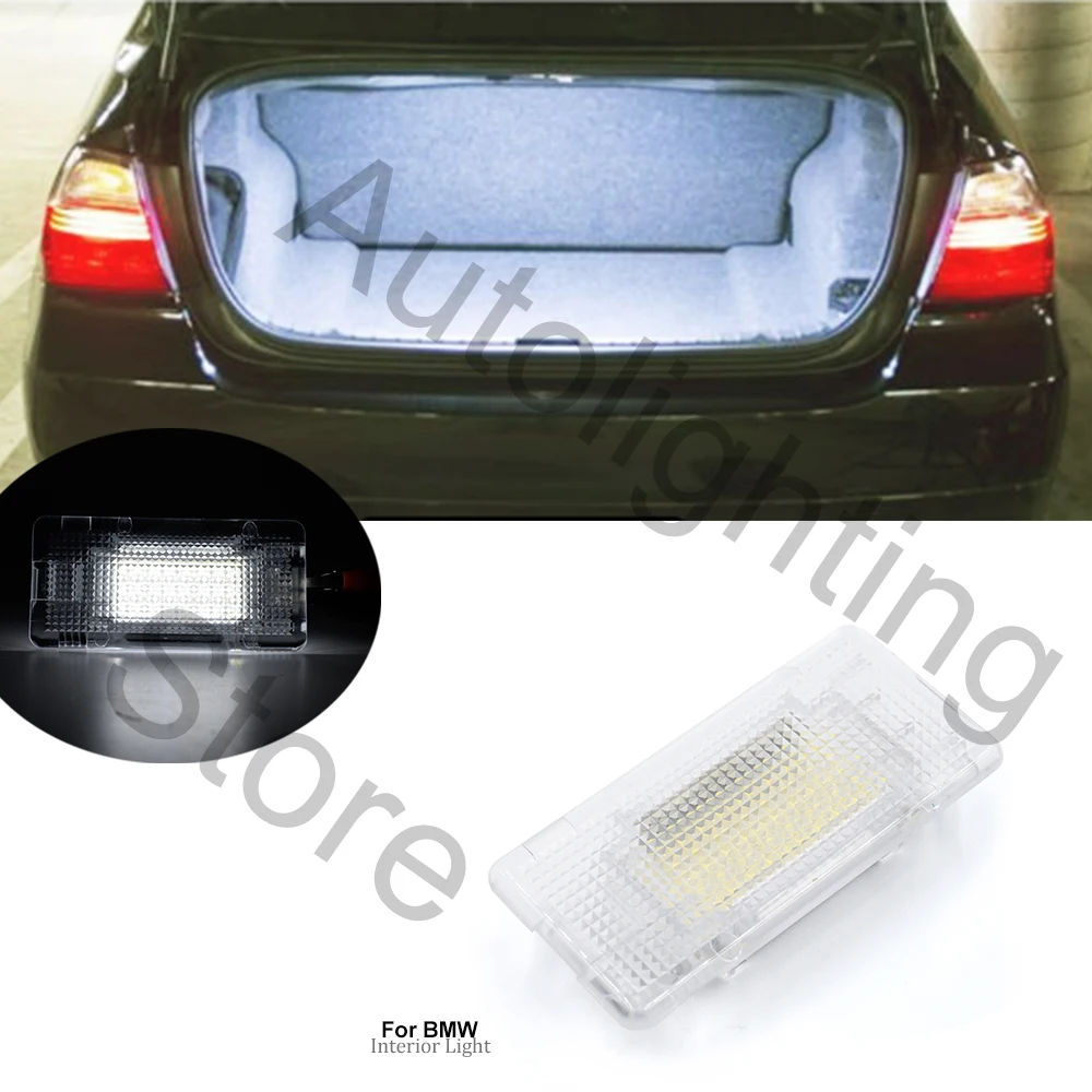 

1Pc Led Footwell Luggage Compartment Trunk Interior Courtesy Light Glove Box Lamp For BMW E39 E87 E88 E82 E46 E60 E90 F01 F02