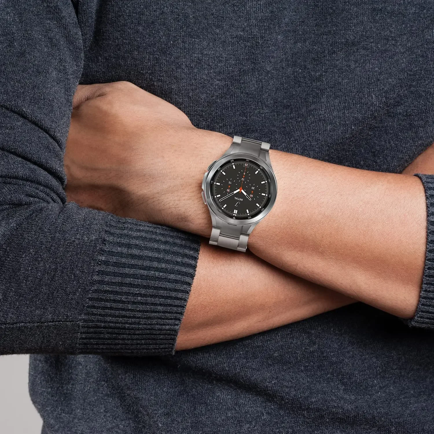 Metal Strap for Samsung Galaxy Watch 7 6 5 4 44mm 40mm 45mm Bracelet One Click Attachment for Galaxy Watch 6 4 Classic 47mm Band