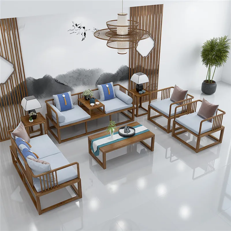 

New Chinese Zen fabric art, sofa small apartment