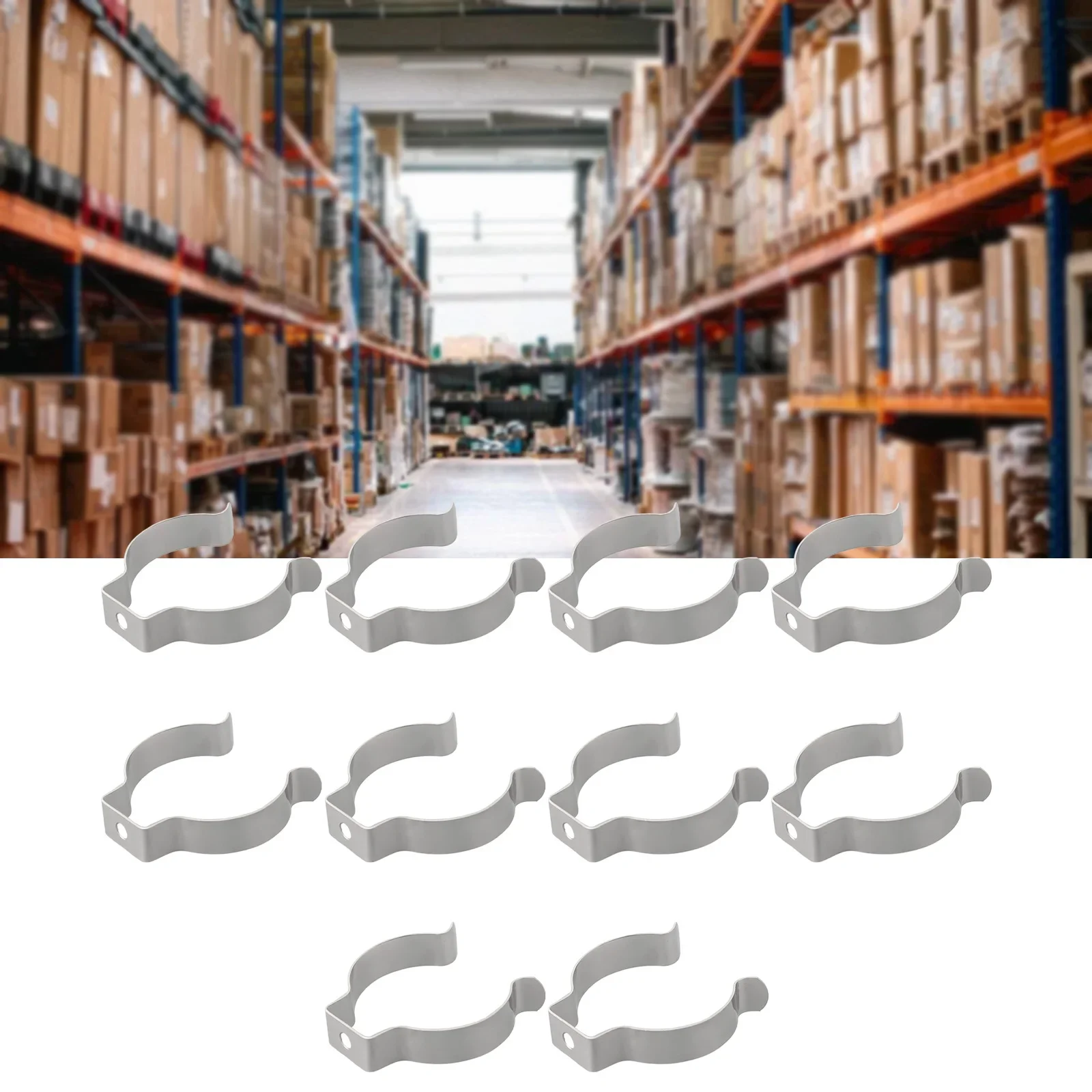 Used To Clamp Pipes Terry Clips Terry Clips 10 Pieces For Cabinets For Storage Open Silver Storage Rack Tools Spring Terry Clips