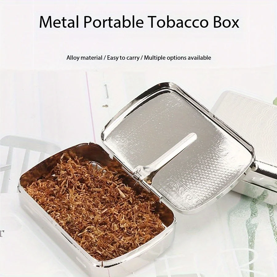 A Portable Tobacco Box Moisturizing Pipe Tobacco Box Portable Handmade Old-fashioned Cigarette Box Tobacco Box Moisturizing Box