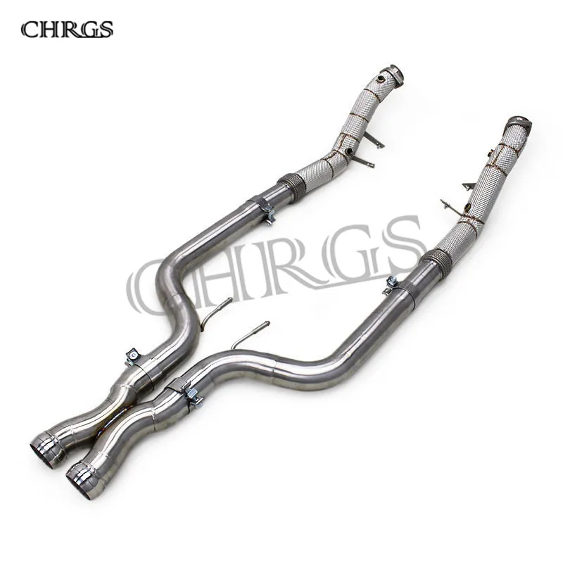 

Factory Downpipe Pipe For Mercedes-Benz/Maybach S560 4.7 W222 2017-2023 Stainless Steel Catless downpipe