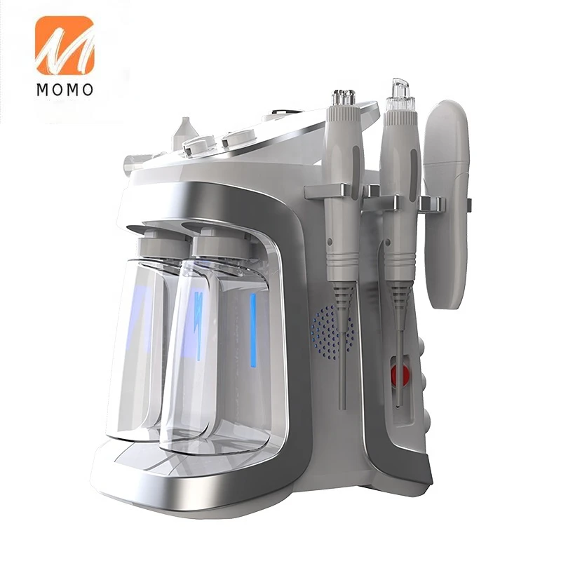 6 in 1 New H2O2 Hydrodermabrasion Aqua Peel Facial Machine With Black Head Vacuum