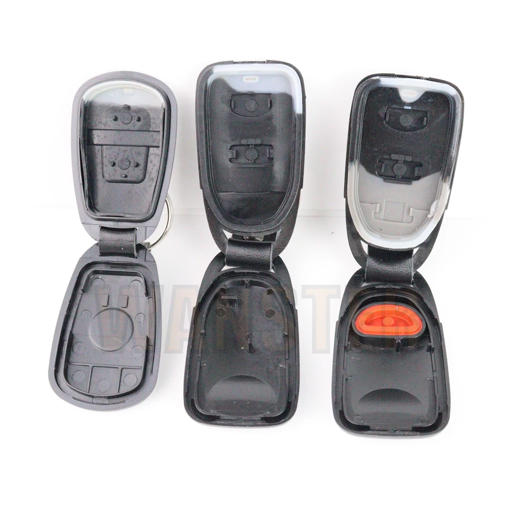 1 2 3 4 Bottons Car Key Fob Case Shell Housing for Hyundai Kia Carens Tucson Elantra Santa FE Carens Sonata 2006 2007 2008-2011