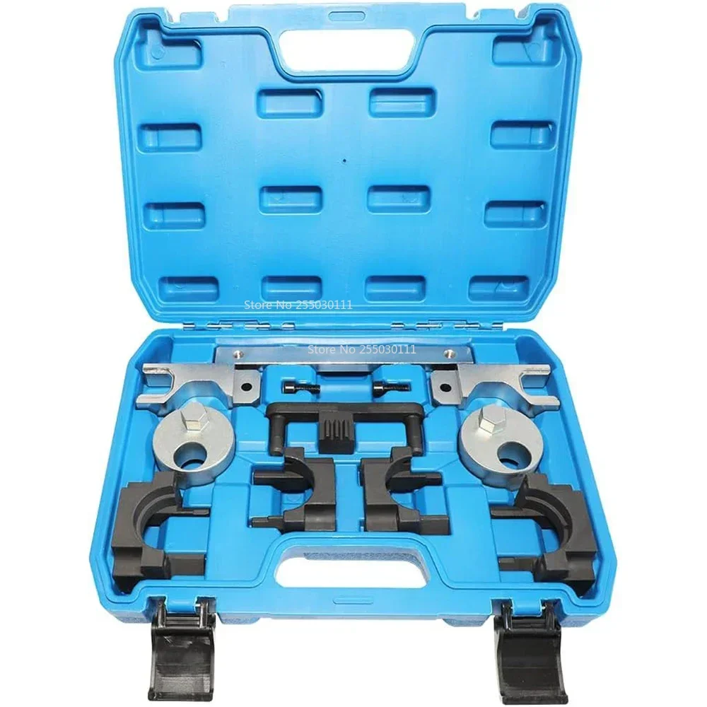 

Camshaft Holding Locking Tool Timing Kit Crankshaft Rotating Tool for Mercedes Benz OM651 Engine 1.8 2.0D 2.2D 2.5D