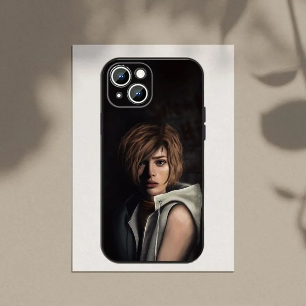 Games S-Silent Hill  Phone Case Phone Case For Apple iPhone 15,14,13,12,11,XS,XR,X,8,7,Pro,Max,Plus,mini Silicone Black Cover