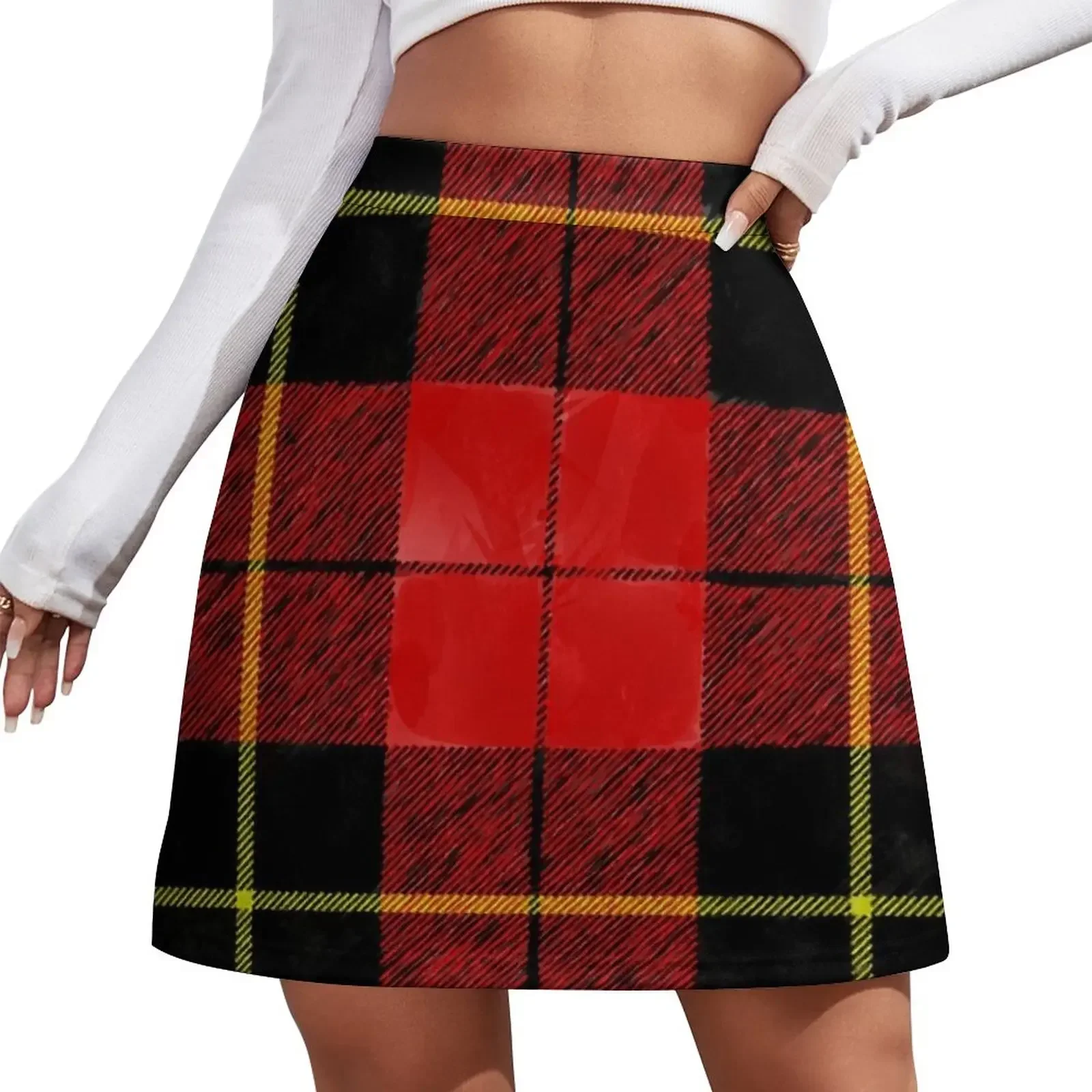 

Wallace tartan Mini Skirt dresses summer woman 2024 mini skirt for women skirts for womens