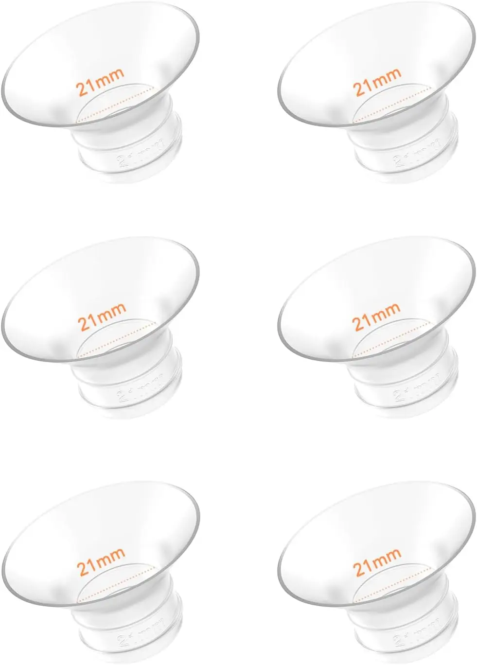 

Силиконовые фланцевые вставки, совместимые с деталями молокоотсоса Momcozy/Spectra/Medela/Elvie,/Willow/Lansinoh/YOUHA/XIMYRA 24 мм