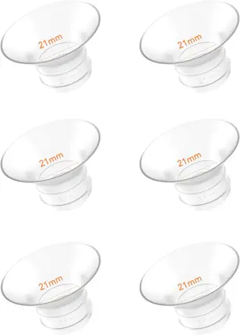 Beast Pump 풀 세트 우유 수집기 컵 24mm Momcozy S12 Pro/S9 Pro 유방 펌프 교체와만 호환 가능, S9/S12용 아님 10 Momcozy/Spectra/Medela/Elvie,/Willow/Lansinoh/YOUHA/XIMYRA 24mm 유방 펌프 부품과 호환되는 실리콘 플랜지 인서트