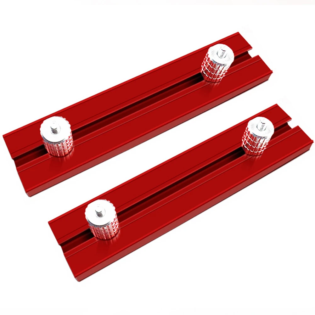 Woodworking Positioning Clamp Tool Set with Sliding Slot Fence and Saw Table Dog Hole Fence for Enhanced Precision