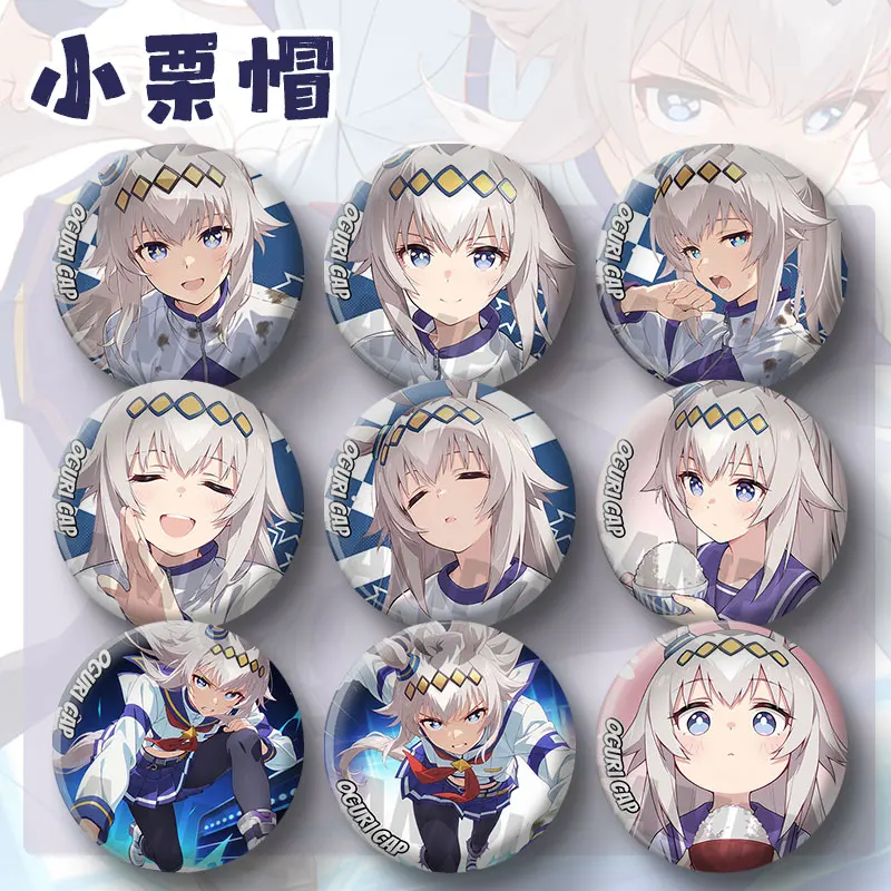 

Аниме Uma Musume Золушка Серые Булавки Яоно Митки Огури Кепка Значок Косплей Мультфильм Itabag Бедж Брошь ЗНАЧОК Милый Рождественский Подарок