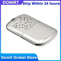 DONIRT Portable Liquid Fuel Mini Hand Warmer Reusable Furnace Metal Alloy Compact Pocket Handy Winter Heater Burner for Outdoor