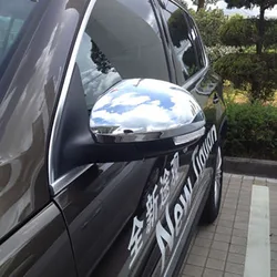 ABS Chrome Rearview Mirror Cover Trim 2pcs for vw Volkswagen Tiguan 2009  2010 2011 2012 2013 2014 2015