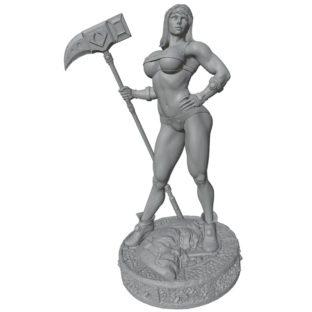 1/24--1/8 Movie Character Model Girl Resin Model Kits 3D Printed Gray Model Figurine DIY Doll Model Unassembled And Unpainted