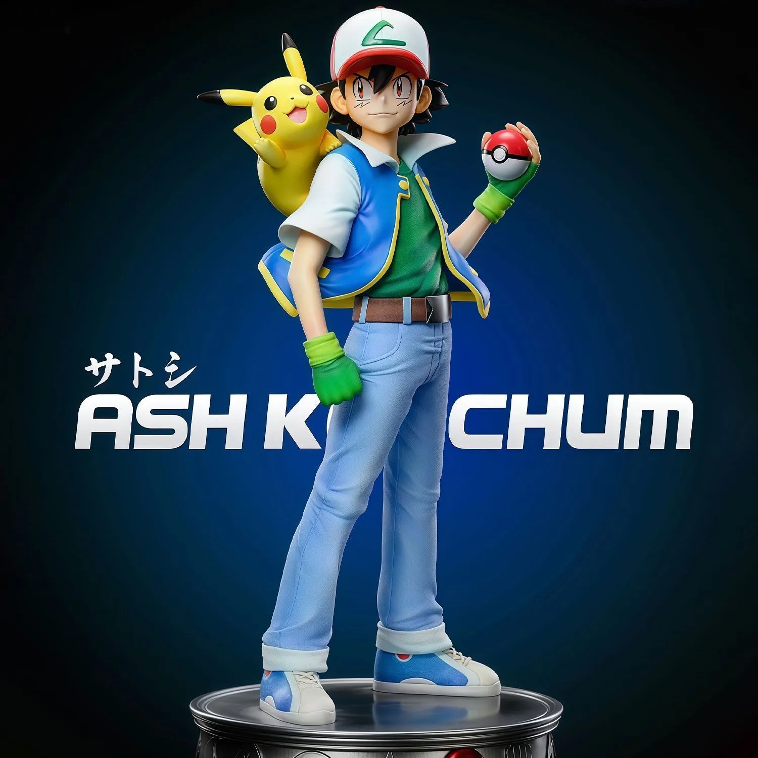 Figurine de dessin animé Ash Ketchum Brock, 18cm, Misty, Statue en Pvc Gk, modèle poupée de Collection, décoration de salle, jouets de bureau