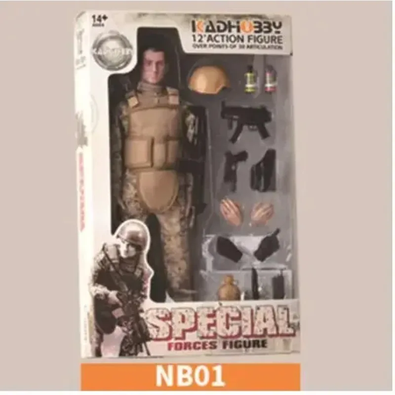 NB04 NB05 NB06 1/6 Skala Armee Militär Kampf Swat Polizei Kräfte Figur Soldat Modell ACU Action Figur Spielzeug Ornamente