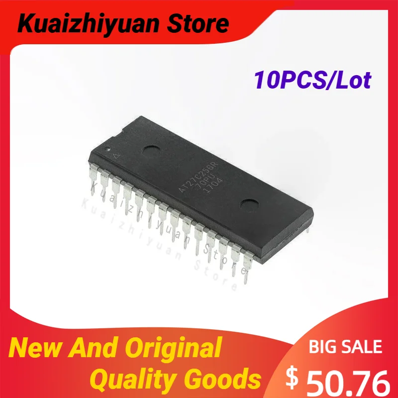 

10PCS/Lot New And Original AT27C256R-70PU AT27C256R-70P IC MCU Chip Mic DIP28 300mil Chipset