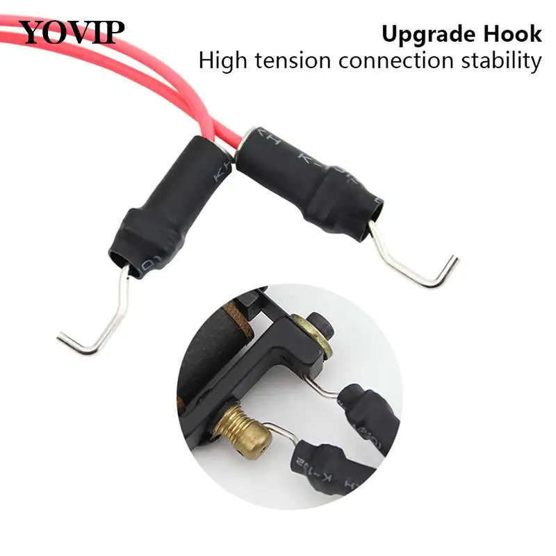 1pcs Hook Line Tattoo Wire Cable For Connect Tattoo Machine Power  2.3m Heavy Duty Spring Clip Silicone Tattoo Clip Cord Tattoo