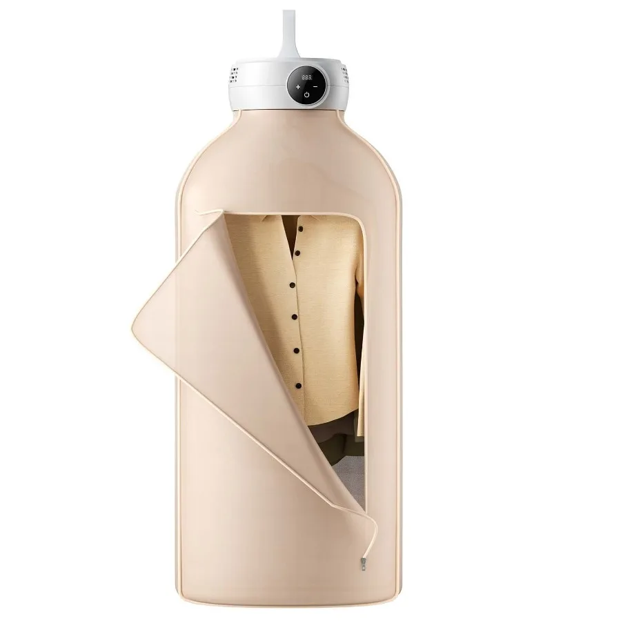 

Portable Clothes Dryer Clothes Dryer with Dryer Bag PTC Heating LED Display Foldable Mini Dryer with 5H Timer for Apartments D