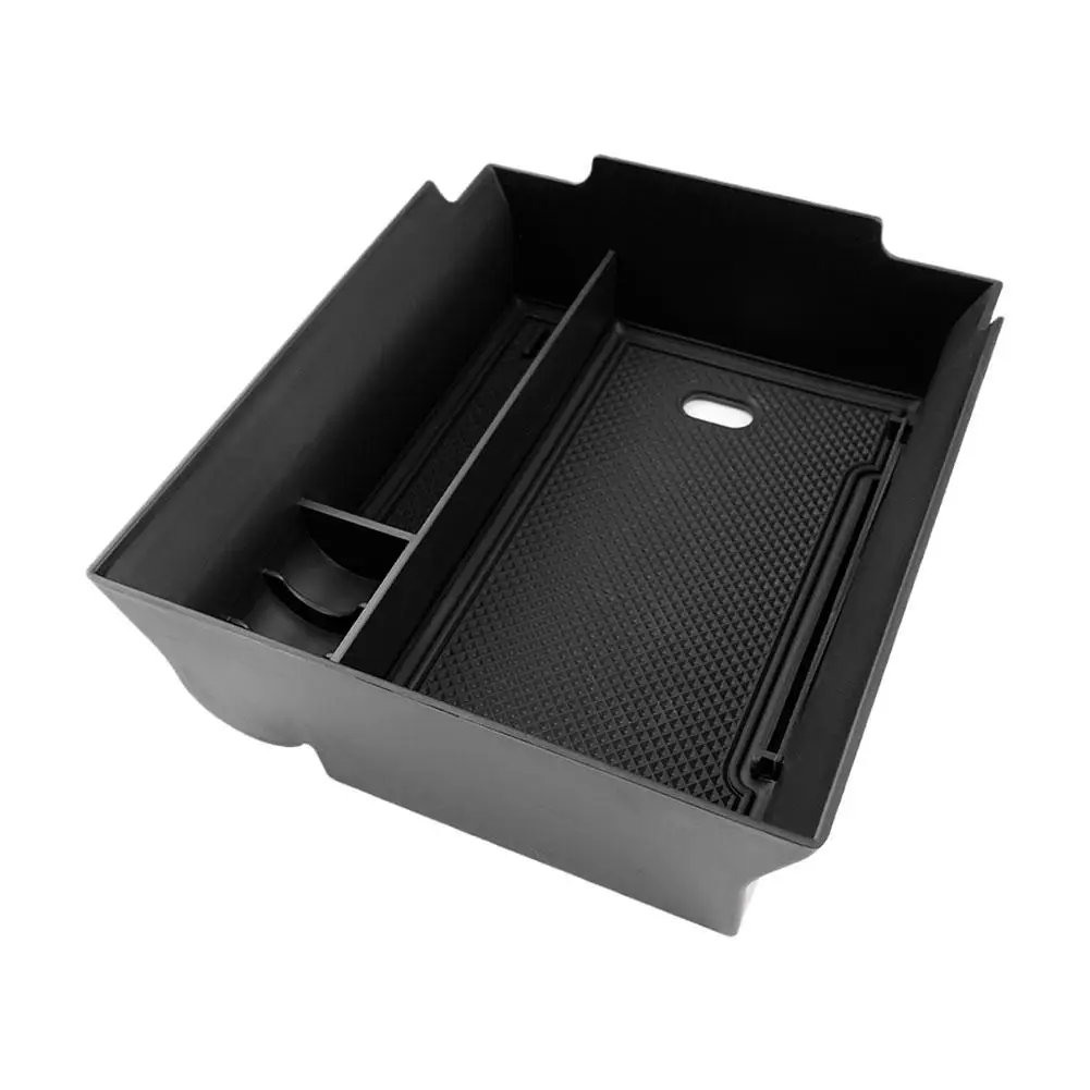 Car Armrest Storage Box New For Ioniq 6 2023 Non-slip Rubber Car Central Console Organizer Tray Auto Interior Accessories R5I5