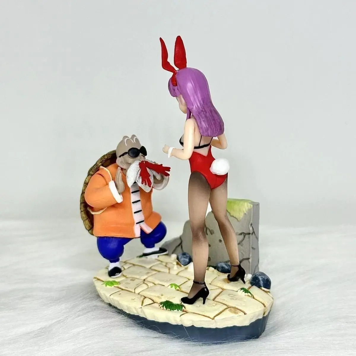 DRAGON BALL Z Figurine Master Roshi Tortue Geniale Bulma Anime Bunny Girl PVC Action Figure Toy Statue Collection Modle Doll