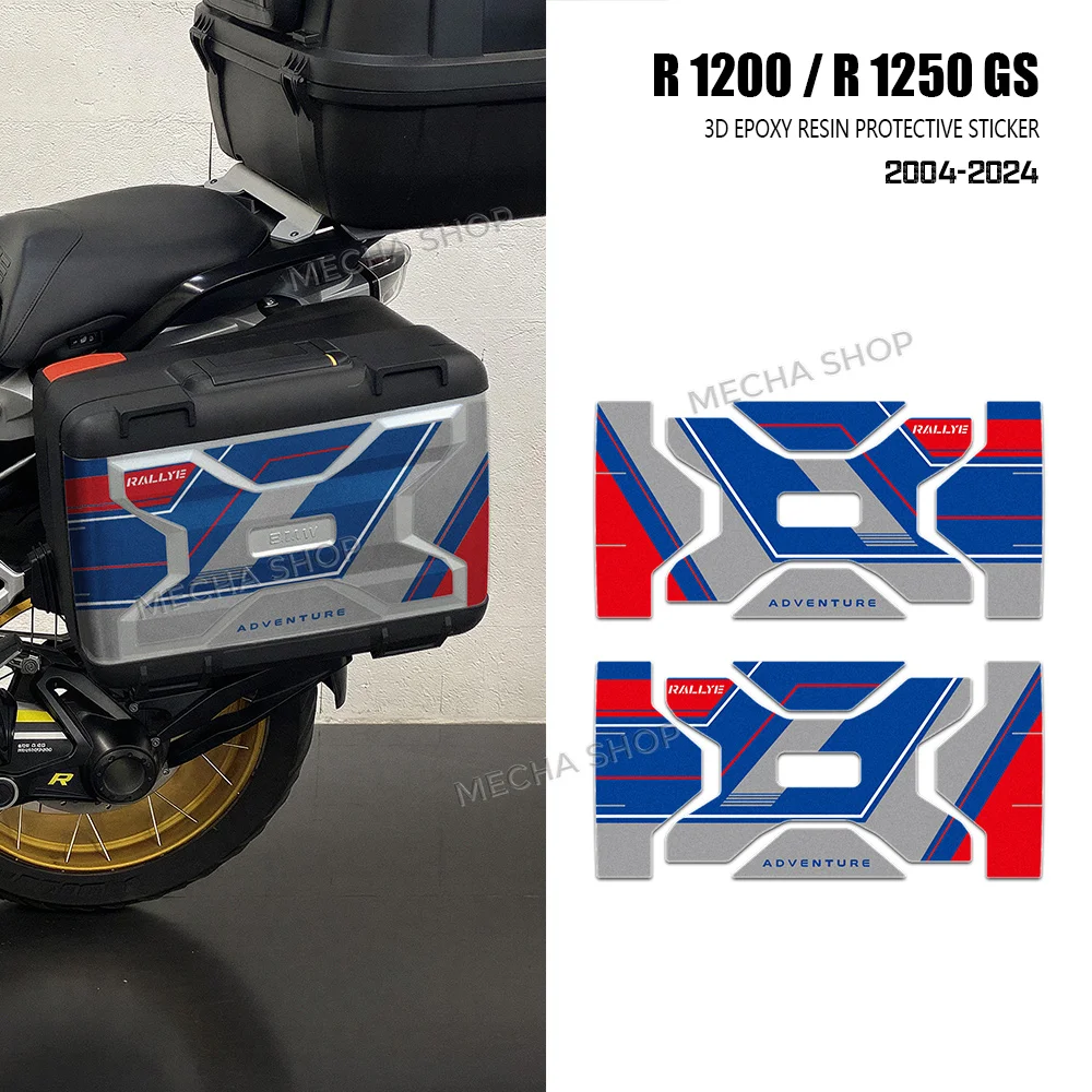 For R1200GS R1250GS Rallye Motorcycle Vario Case Sticker Side Panniers Boxes SuitCases Protector Decals 2004 2023 2024