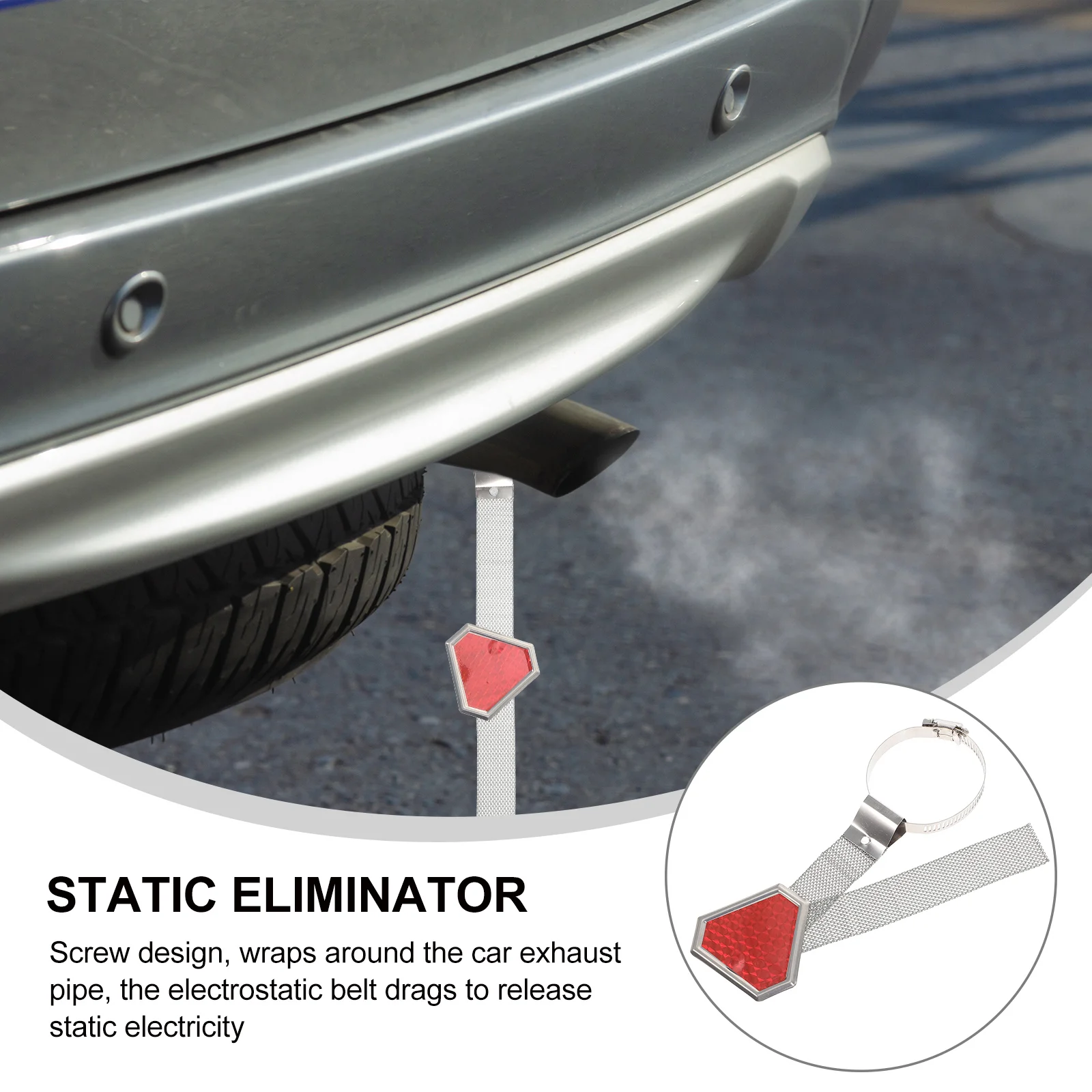 Car Static Eliminator Exhaust Hanging Anti-static Ground Strips for Autumn Winter Electrostatic Belt Car Anti Static Strap